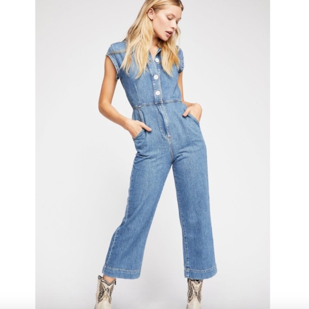 Free People Unchained Melody Jumpsuit Size 0